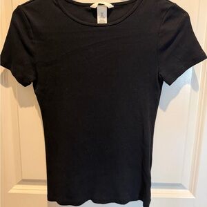 H&M Black Short Sleeve Tee